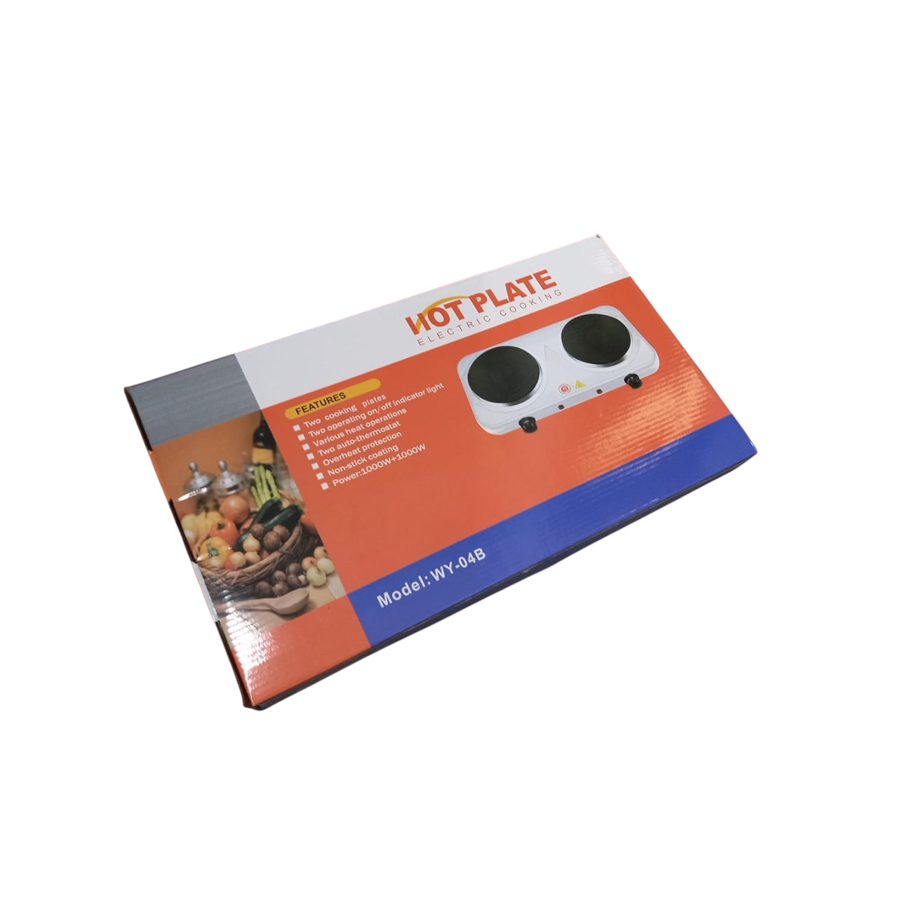 Gambar produk Taffware Kompor Listrik 2 Tungku Portable Hot Plate 2000W - WY-04B