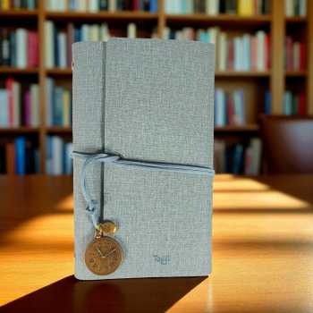 Toddi Buku Jurnal Binder Leather Notebook A6 160 Page Grid Blank Line - T860