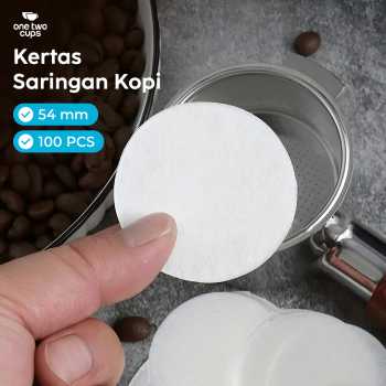 One Two Cups Kertas Saringan Kopi Coffee Filter Paper Moka Pot 100 PCS - OJ-1