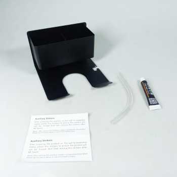 Gambar produk ChaoWal Rak Hair Dryer Holder Stand Wall Mounted with Storage Box - CH-14