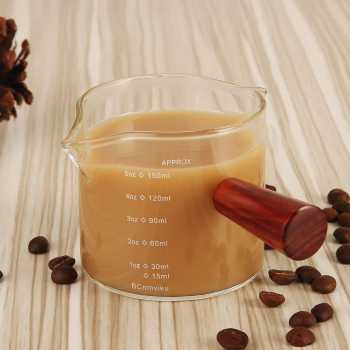 Gambar produk JAJKA Gelas Takar Kopi Espresso Shot Measuring Cup Double Mouth 150ml - JK-150