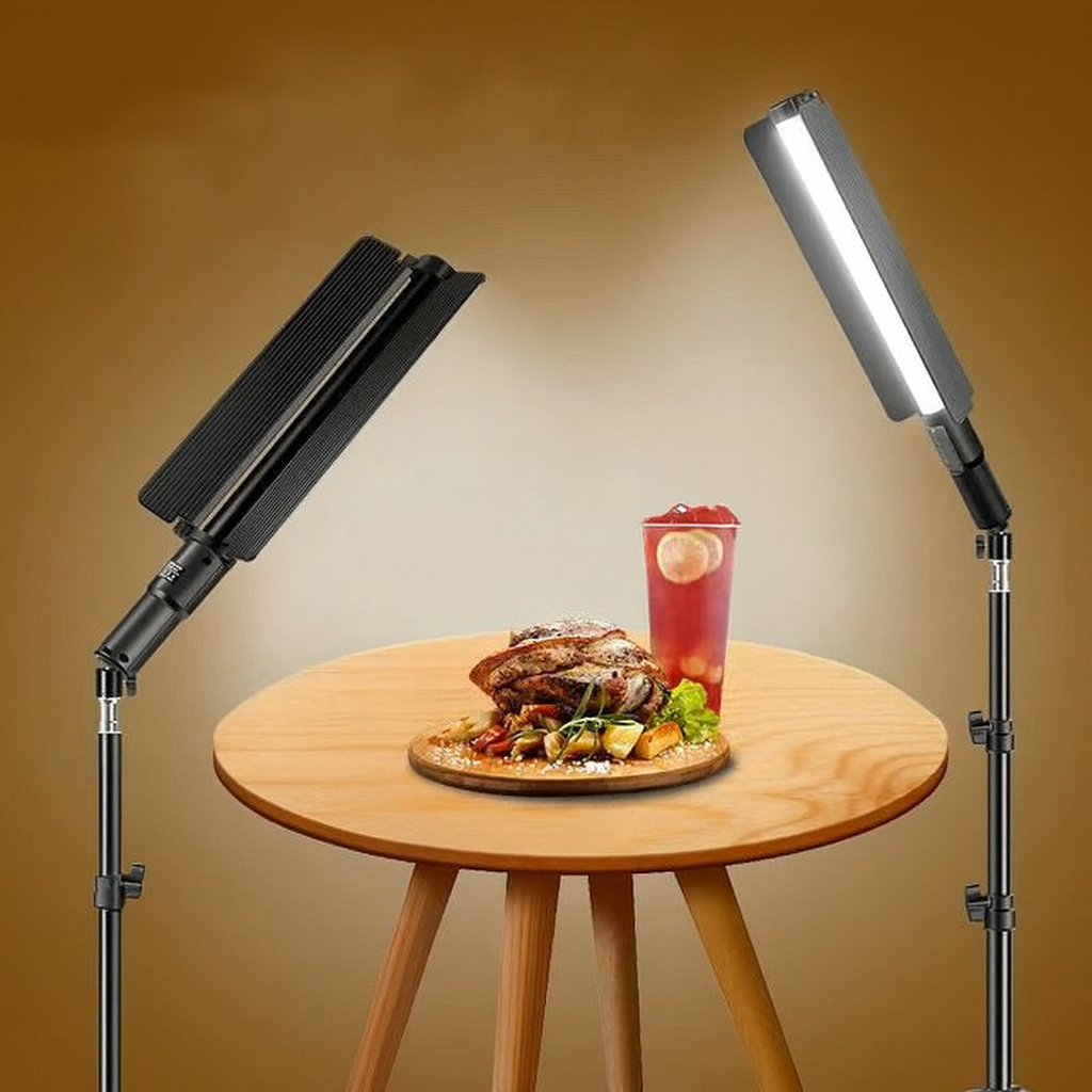 Gambar produk ILOIS Lampu Fill Light Stick Dual Color Screw 1/4 10W with Remote - S10