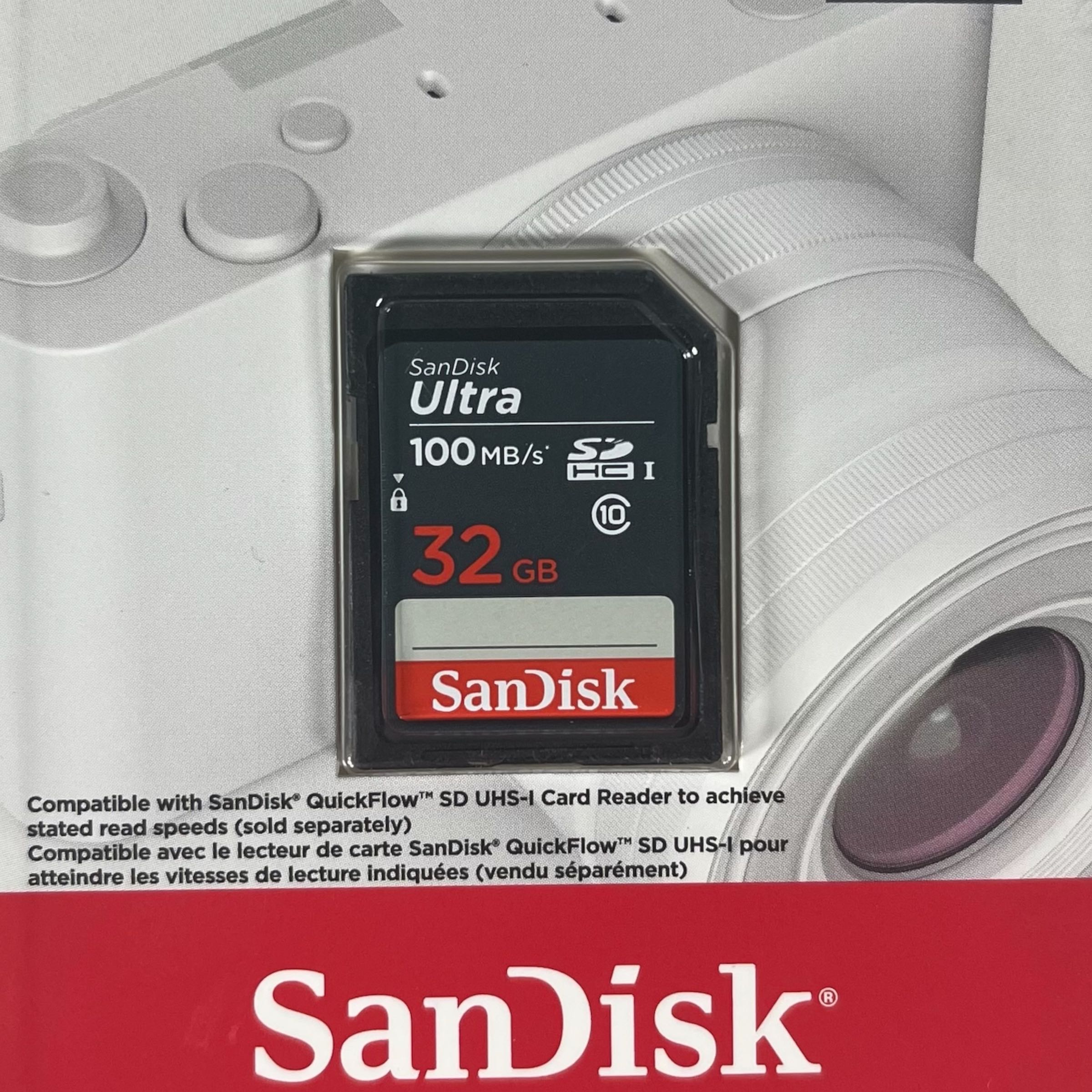 Gambar produk SanDisk Ultra SDHC/XC UHS-I Card Class 10 100MB/s 32GB - SDSDUNR-GN3IN