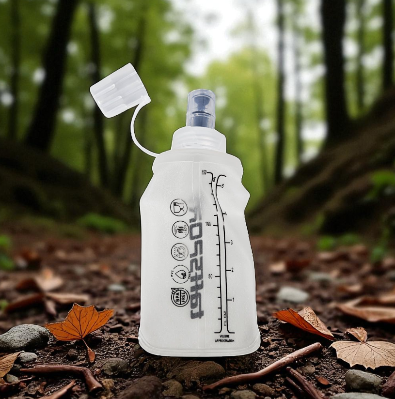 Gambar produk TaffSPORT Botol Minum Soft Flask Foldable Sport Water TPU 150ml - TFB-10