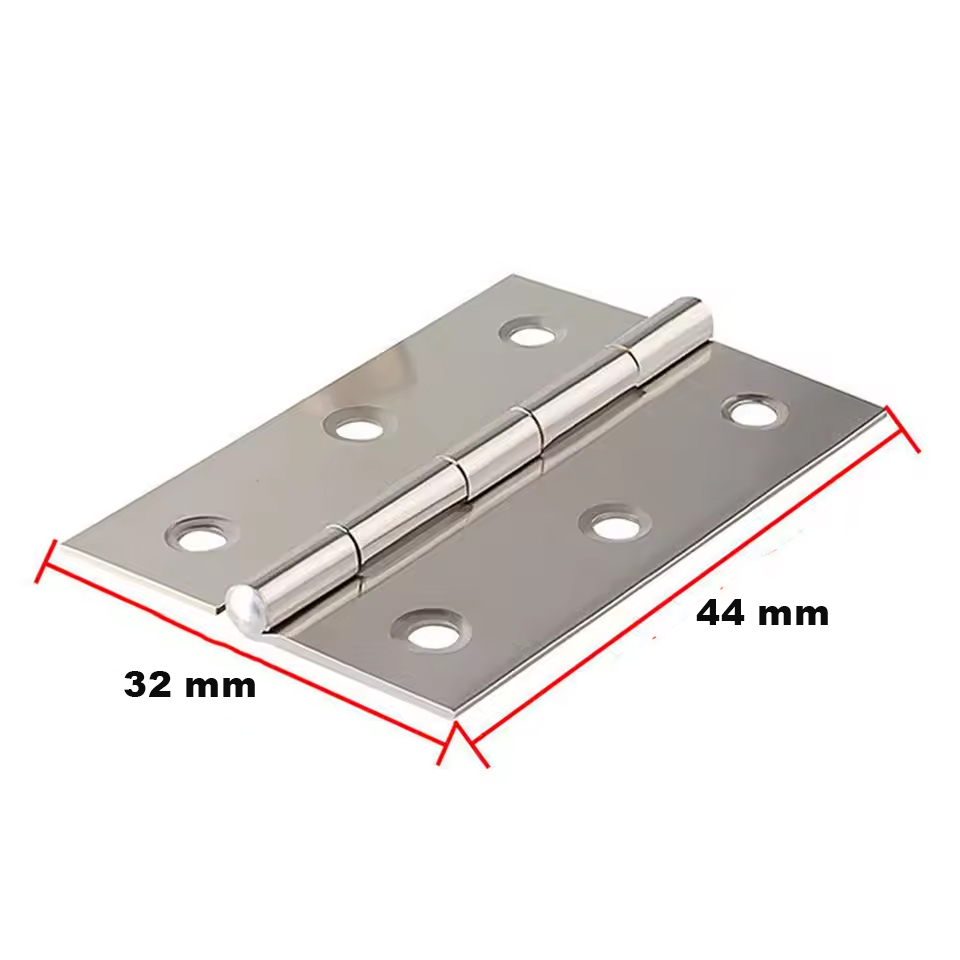 Gambar produk KitTrader Engsel Pintu Lemari Kabinet Door Hinge 4 Hole 44x32mm 20 PCS - KT20
