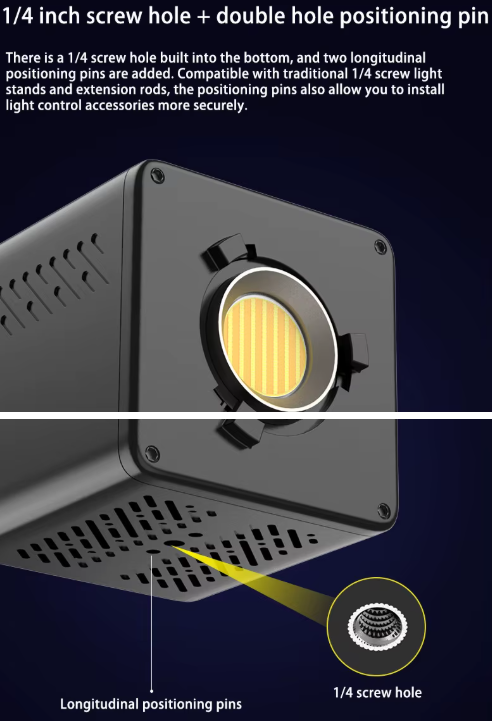 Gambar produk LIYADI Lampu Fotografi LED Portabel RGB COB Video Light 100W 6500K - G100 PRO (RGB)