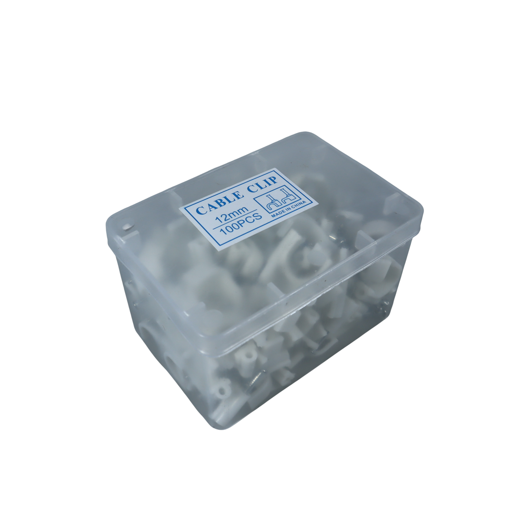Gambar produk YUEQING Klip Kabel Cable Clip Round Wire Management with Box 12mm - YQ802