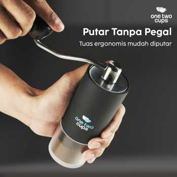 Gambar produk One Two Cups Alat Penggiling Kopi Manual Coffee Grinder Adjustable - BN50