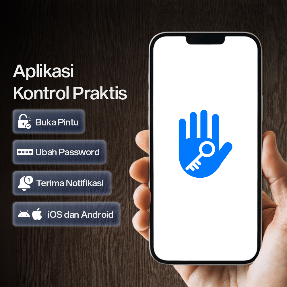 MAISUSTY Smart Door Lock TTLock App Fingerprint Password Card - G3F Gambar produk MAISUSTY Smart Door Lock TTLock App Fingerprint Password Card - G3F