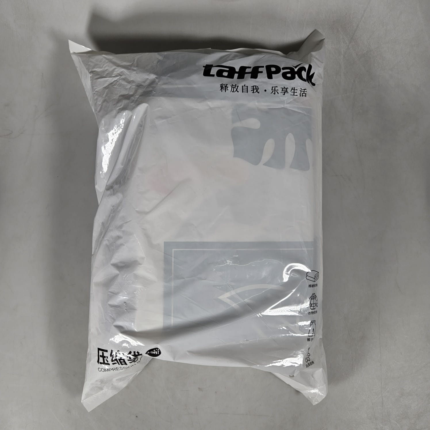 Gambar produk TaffPACK Kantong Plastik Vakum Pakaian Vacuum Bag 9 PCS Electric Pump - TF158