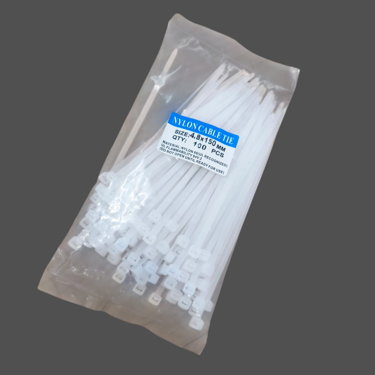 Gambar produk Taffware Kabel Ties Cable Nylon Multifunction 100 PCS 4.8x150mm - YQ835