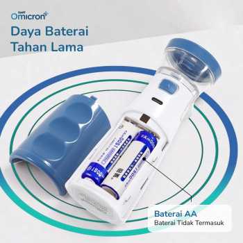 Gambar produk TaffOmicron Alat Terapi Pernapasan Mesh Nebulizer Portable Inhaler Without Battery - JSL-W302