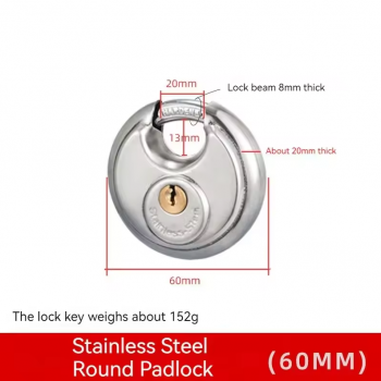 Gambar produk LIEBAO Gembok Pintu Rumah Anti Maling House Padlock Hardened 60mm - LB-060