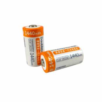 Gambar produk Doublepow Baterai Rechargeable CR123A Li-Ion 3V 450mAh 1440mWh 2 PCS