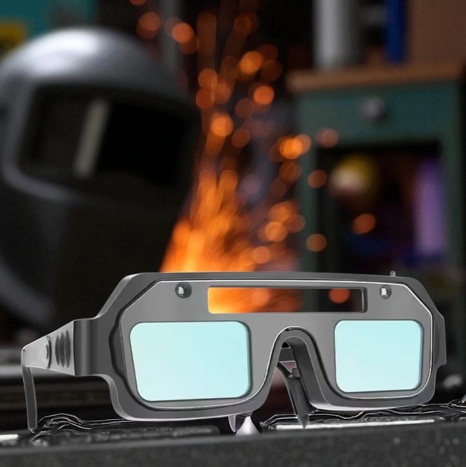 Gambar produk LIOMING Kacamata Las Otomatis Automatic Dimming Welding Lens Glasses - N57