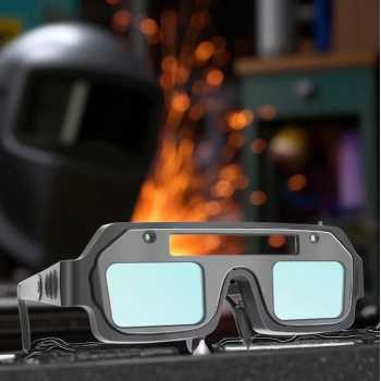 LIOMING Kacamata Las Otomatis Automatic Dimming Welding Lens Glasses - N57