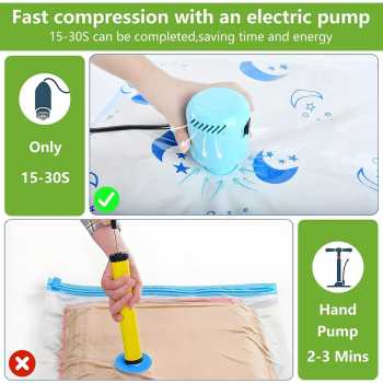 Gambar produk TRIPACK Kantong Plastik Vakum Pakaian Multifungsi Vacuum Bag 1 PCS 70x100cm - TMS-10