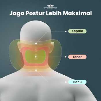 Gambar produk OTOHEROES Bantal Leher Mobil Ergonomis Memory Foam Car Headrest Pillow - DK-12