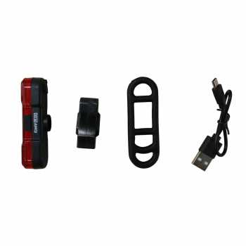 Gambar produk TaffLED Lampu Belakang Sepeda LED COB USB Rechargeable 220mA - AS1010