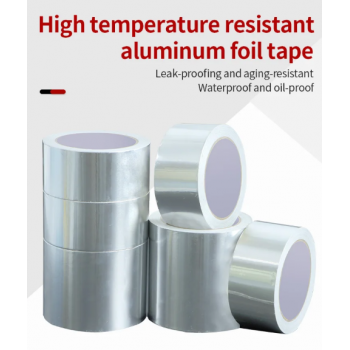 Gambar produk FMA High Temperature Resistant Aluminum Foil Tape Waterproof 5M - FM-TP