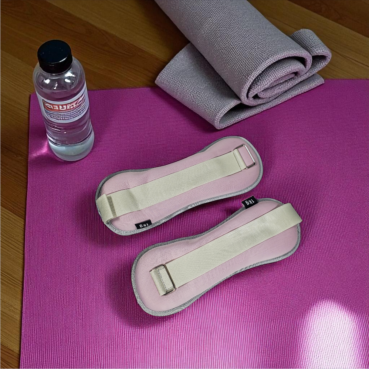 AMYOGA Wrist Sandbag Arm Leg Fitness Workout 2 PCS 1kg - AM25 Gambar produk AMYOGA Wrist Sandbag Arm Leg Fitness Workout 2 PCS 1kg - AM25