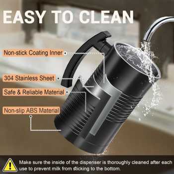 Gambar produk FMA Automatic Electric Milk Frother Stainless Steel 4in1 350ml 400W - FG-M05B