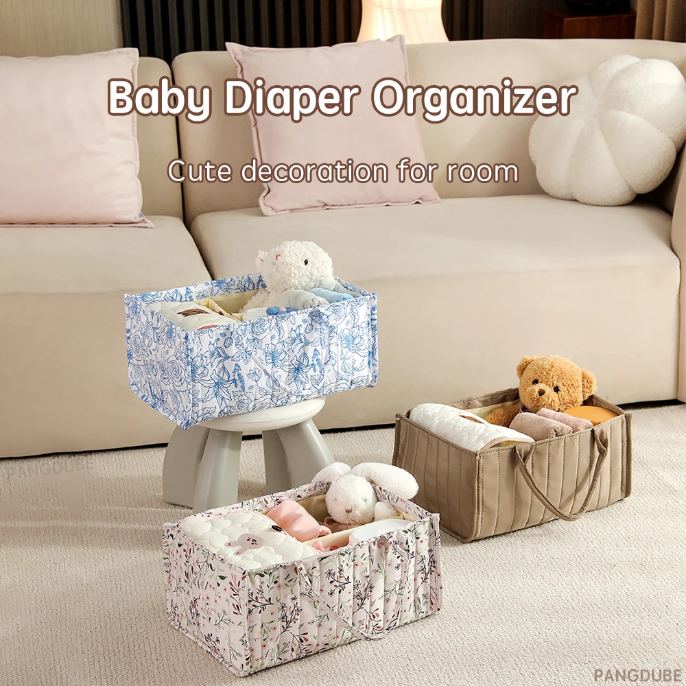 Gambar produk Nappy Tas Perlengkapan Bayi Foldable Baby Caddy Diaper Bag Organizer - NP527