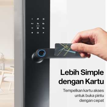 Benzi Smart Door Lock Fingerprint Password Card Cryptography - B21 Gambar produk Benzi Smart Door Lock Fingerprint Password Card Cryptography - B21
