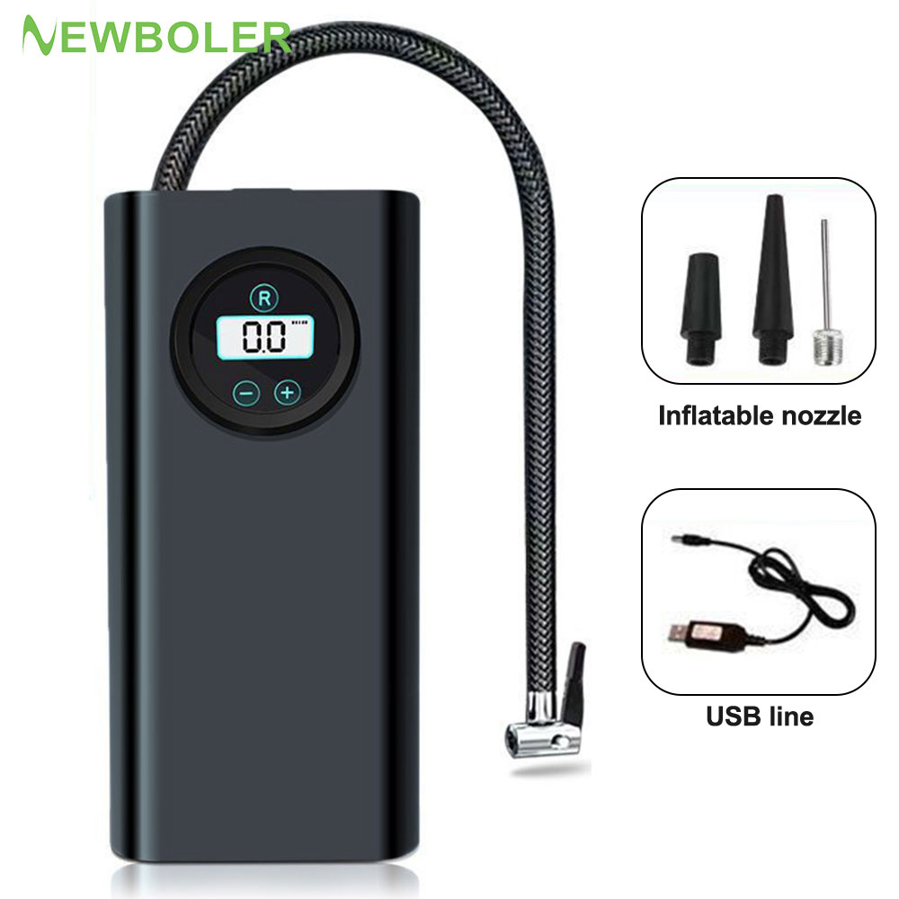 Gambar produk NEWBOLER Pompa Ban Mobil Elektrik Inflator Portable 150 PSI 3000mAh - SCK619-3
