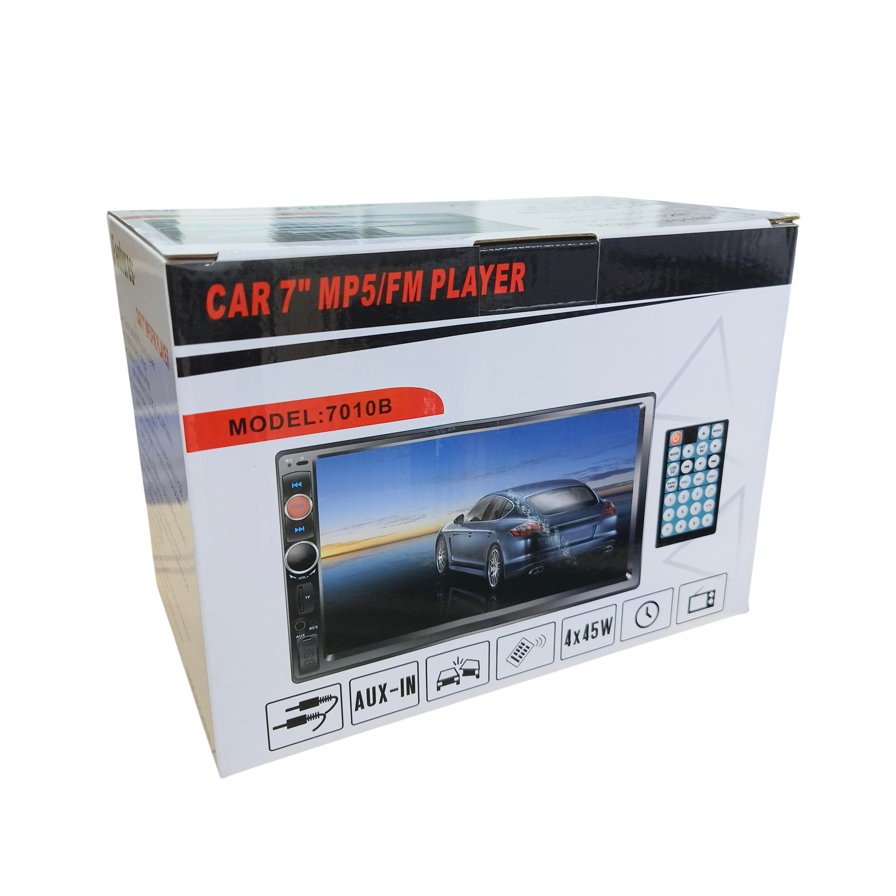 Gambar produk Pabokay Head Unit Mobil 2 DIN Car MP5 Player Plug ISO 7 Inch - 7018B