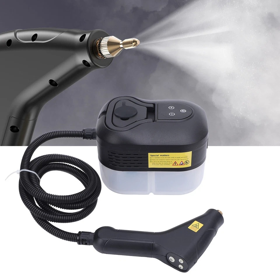Gambar produk HOMGEEK Alat Pembersih Uap Steam Cleaner Adjustable Multi Brush 1500W - HC3800 PRO