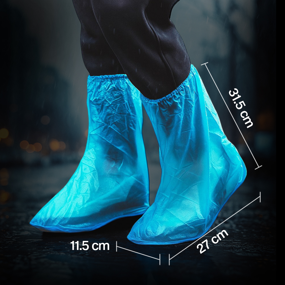 Gambar produk SAFEBET Jas Hujan Sepatu Anti Air Shoes Cover PVC Non Slip M 37-39 - YXT01