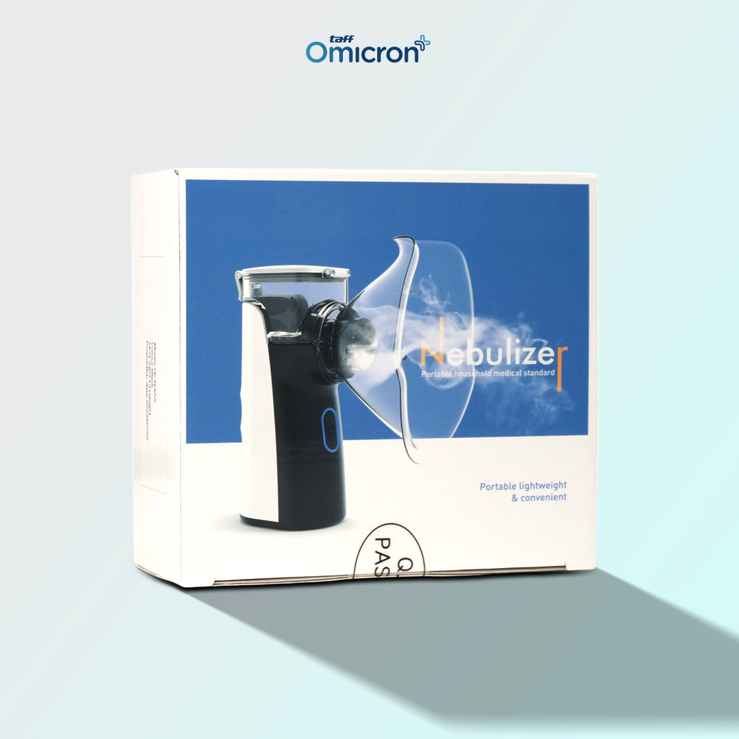 Gambar produk TaffOmicron Alat Terapi Pernapasan Mesh Nebulizer Portable Inhaler - YK-N3AA