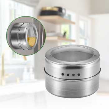 Leten Tempat Bumbu Makanan Magnetic Spice Jar Container 1 PCS - C121