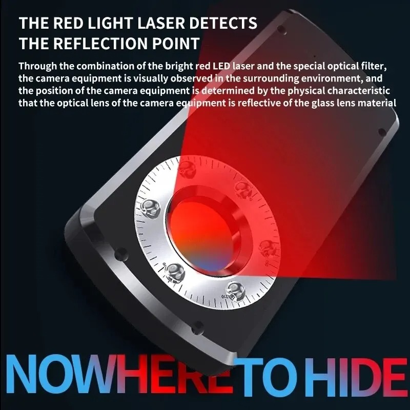Gambar produk COMEDER Alat Deteksi Kamera Tersembunyi Anti Spy RF Signal Detection - CM-92