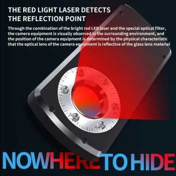 Gambar produk COMEDER Alat Deteksi Kamera Tersembunyi Anti Spy RF Signal Detection - CM-92