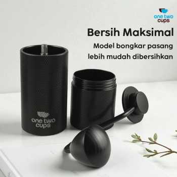 Gambar produk One Two Cups Alat Penggiling Kopi Manual Coffee Grinder Adjustable - JN60