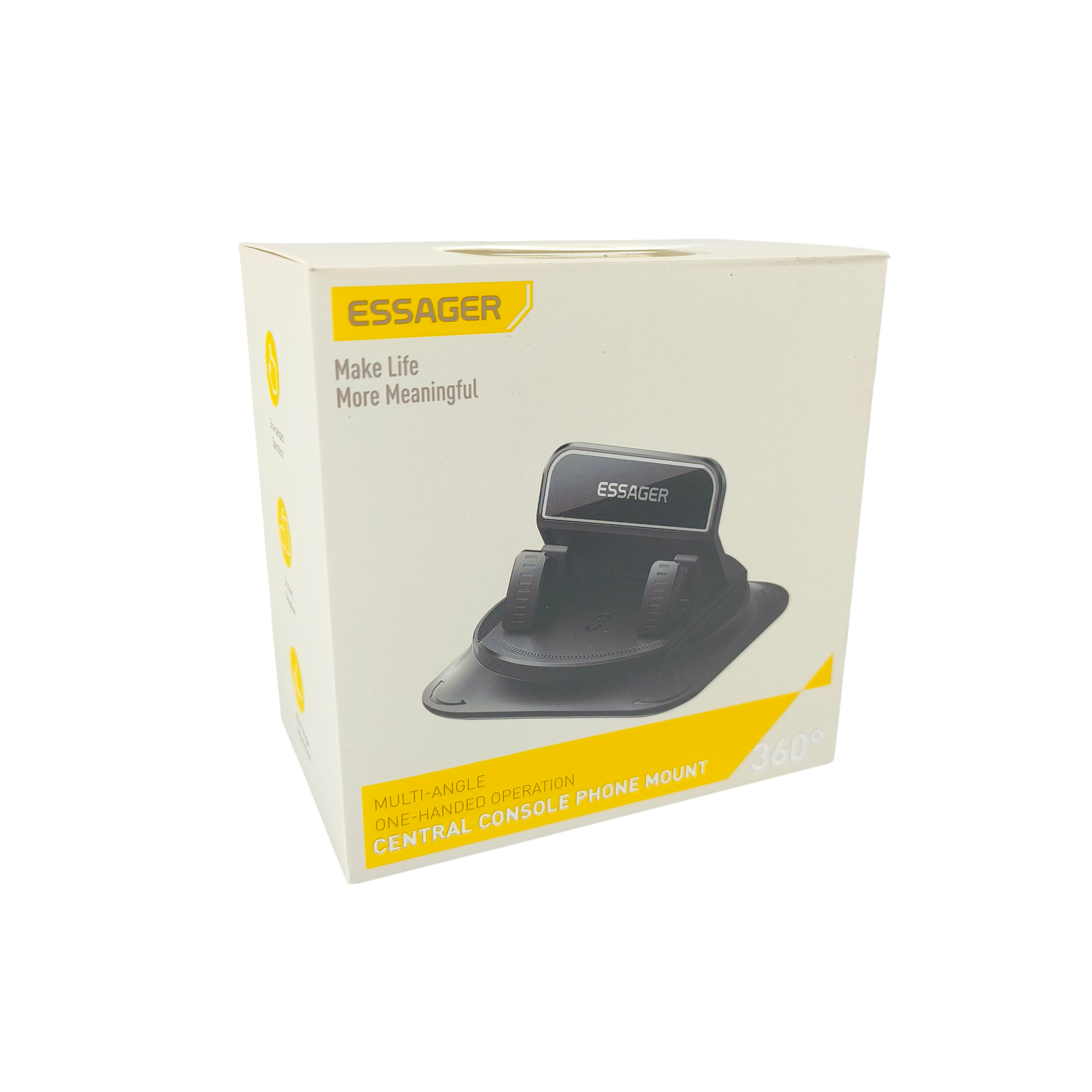 ESSAGER Dashboard Phone Holder For Car Anti Slip 360 Rotation - ES-ZJ39 Gambar produk ESSAGER Dashboard Phone Holder For Car Anti Slip 360 Rotation - ES-ZJ39