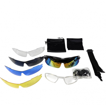 Gambar produk Kacamata Sepeda Polarized 5 Lensa dan Rangka Myopia - 0089