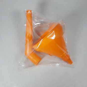 Gambar produk WANXIA Corong Oli Bensin Minyak Motor Mobil Siku Elbow Funnel 13.5cm - W18