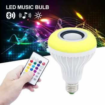 Gambar produk XIMAJI Lampu Bohlam LED Smart Bulb Speaker Bluetooth RGBW E27 265V 12W - X27