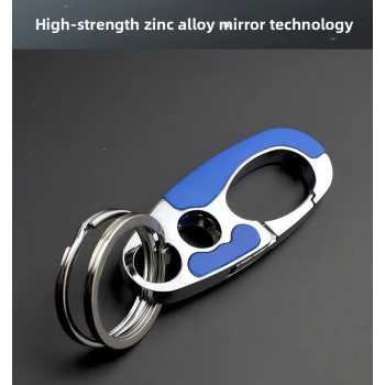 Gambar produk SINNYA Karabiner Gantungan Tas Zinc Alloy Double Ring Carabiner - SN-24