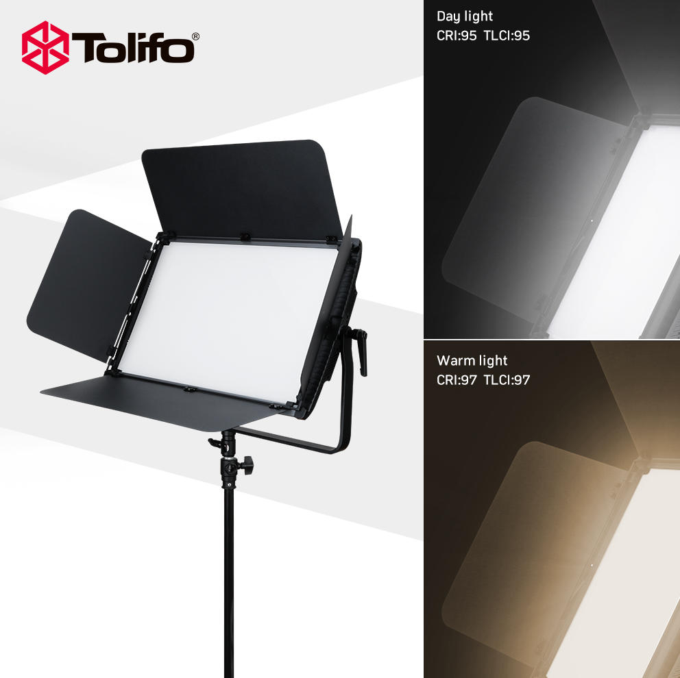 Gambar produk TOLIFO Lampu Kamera Foto Video Adjustable Studio LED 150W 15000LM - GK-S150B PRO