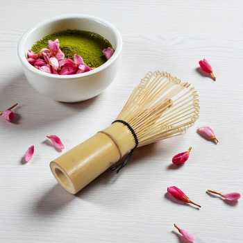 Gambar produk Baiben Li Chasen Bamboo Whisk Matcha Pengaduk Teh Jepang 52 Tangkai - B58