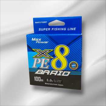 Gambar produk TaffSPORT Senar Pancing PE 8 Braided Strand Fishing Line 100M 3.0 - X8