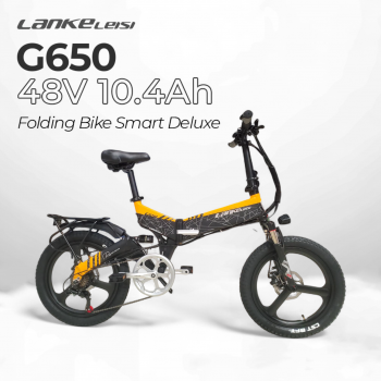 Lankeleisi Sepeda Listrik Lipat Folding Bike Smart Deluxe 48V 10.4Ah - G650