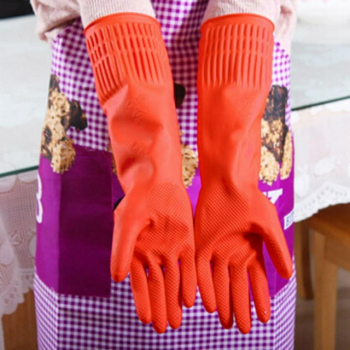 Qitu Sarung Tangan Latex Cuci Piring Cleaning Gloves Extra Thick - A303
