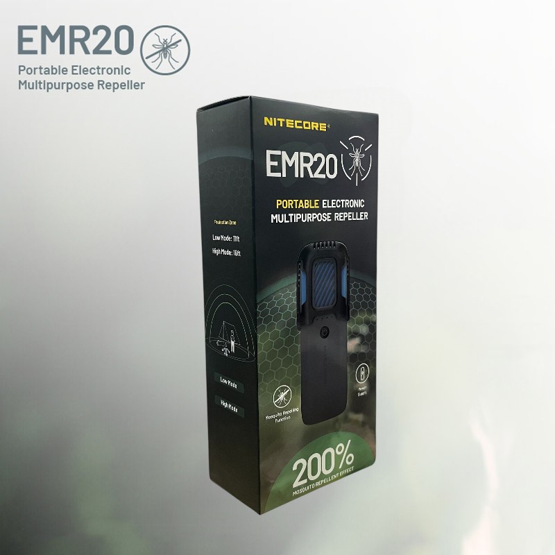 NITECORE Alat Pengusir Nyamuk Elektrik Portable Mat Repeller 18W - EMR20 Gambar produk NITECORE Alat Pengusir Nyamuk Elektrik Portable Mat Repeller 18W - EMR20