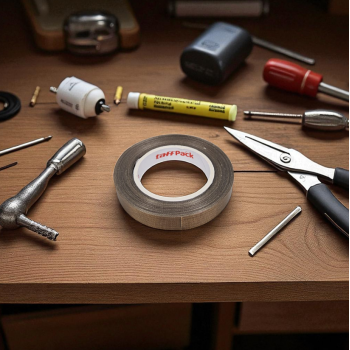 Gambar produk TaffPACK Tape Lakban PTFE Heat High Temperature Adhesive 10M 10mm - TF10M