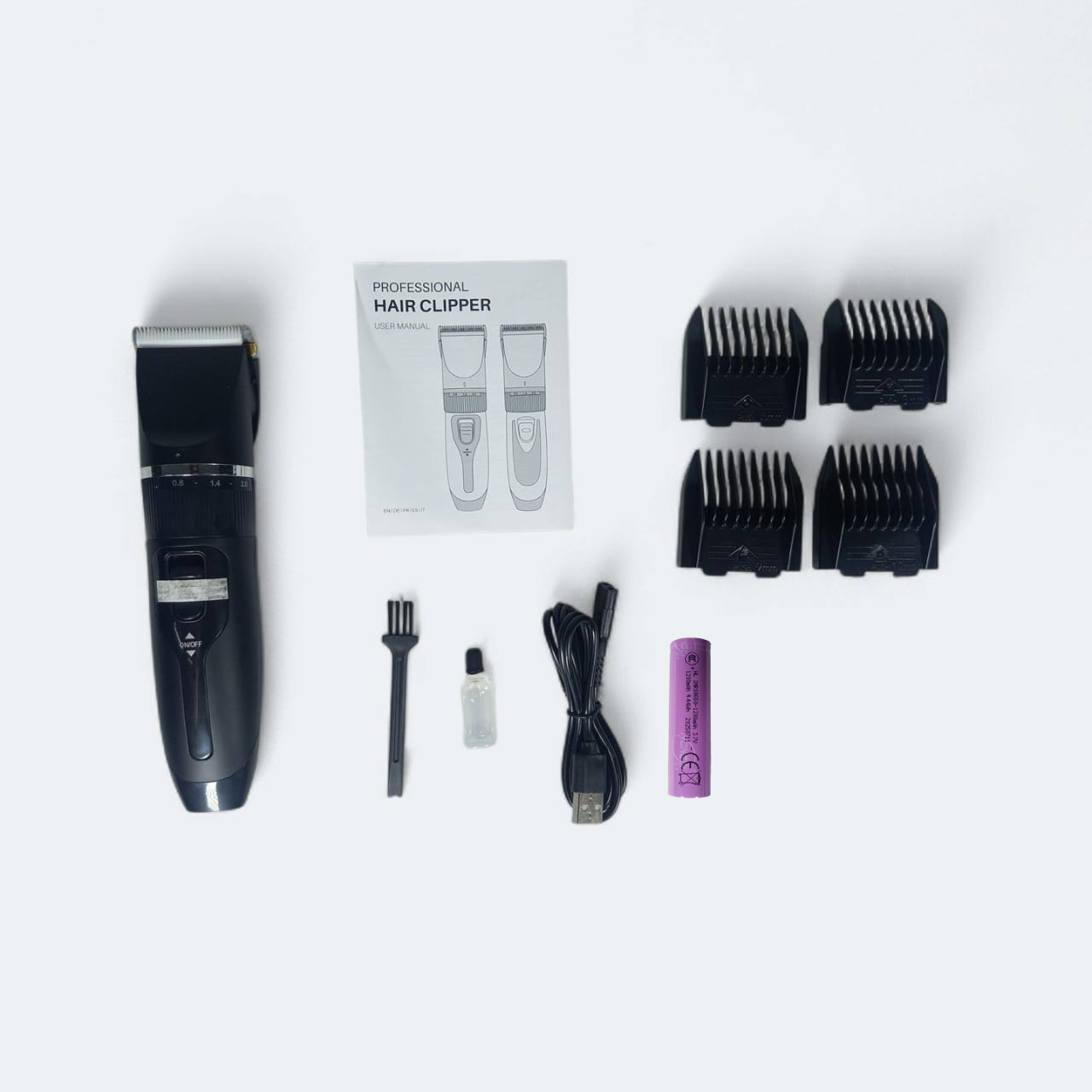 Gambar produk ZIM Alat Cukur Bulu Hewan Anjing Kucing 4 Comb 1200mAh 3.7V - K5